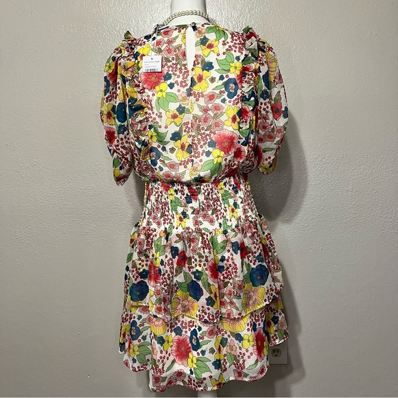 WALTER BAKER Women’s Lucia Dress Floral Print Short Size Large - Picture 9 of 12